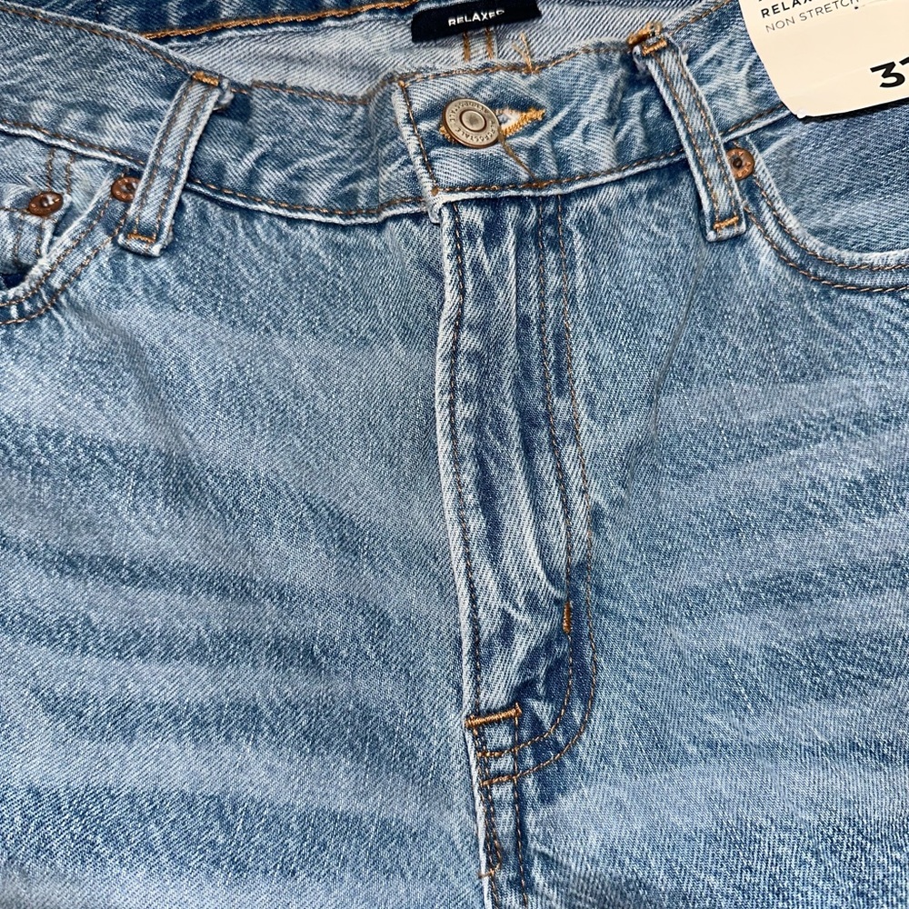 AERO Relaxed , Non stretch jeans . - Picture 2 of 7